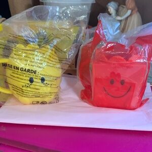 McDonald's Red and Yellow Smiley Toys